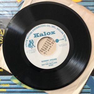 Rhythm Outlaws Band Bumming Around Vinyl 45 Record